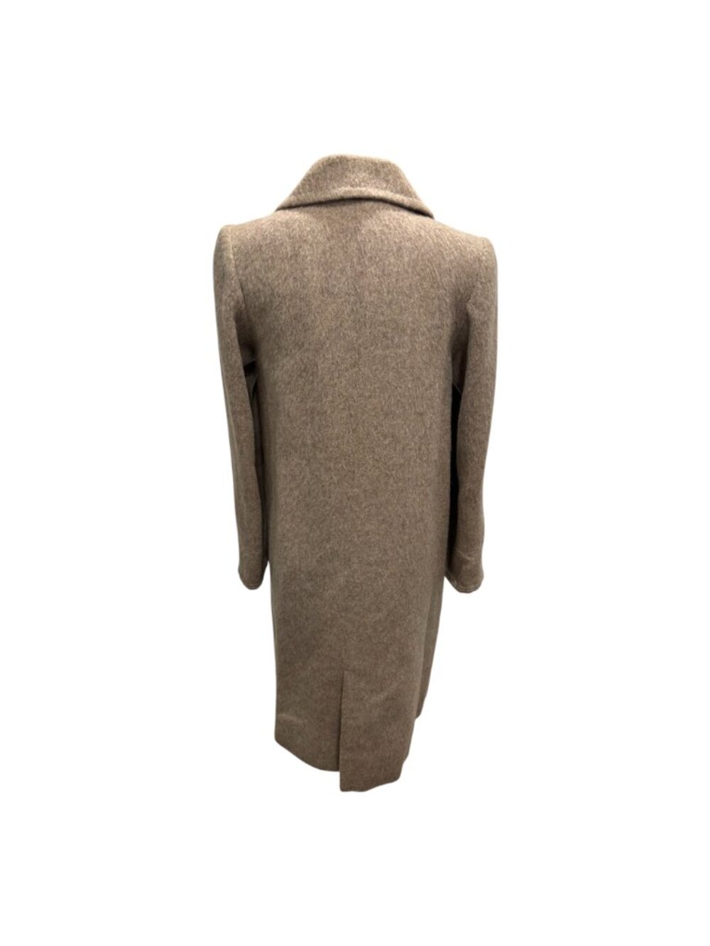 Vintage James B Tan & Co Women’s Brown Brushed Long Coat Tailored Classic - Picture 4 of 10